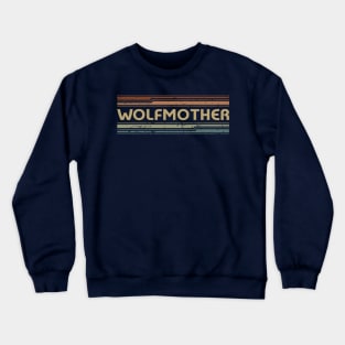 Wolfmother Retro Lines Crewneck Sweatshirt